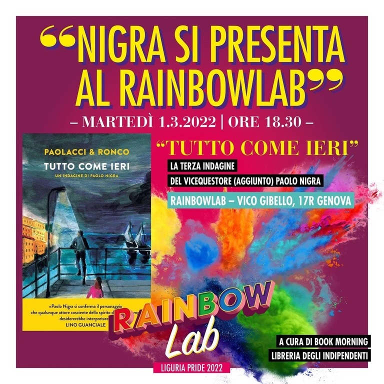 Prima Assoluta Al Rainbowlab La Presentazione Dell Ultimo Libro Di