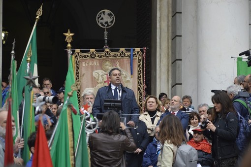 Toti per il 25 Aprile: &quot;Oggi a Genova lo spirito della Resistenza&quot;