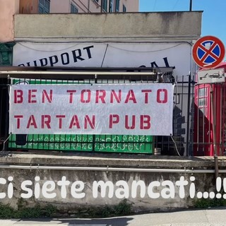 Il Tartan Pub di via Invrea riapre dopo il tragico incendio dello scorso ottobre