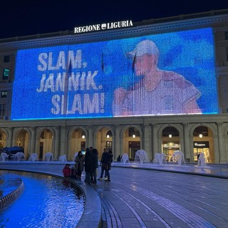 Tennis, il palazzo della Regione celebra la vittoria storica di Jannik Sinner