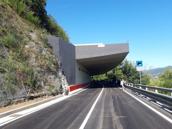 Riapre la strada della Ripa: conclusa la galleria di 158 metri a protezione della viabilità