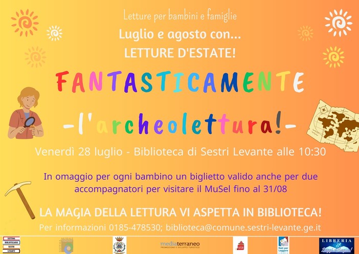 Fantasticamente estate, appuntamento speciale con le Archeoletture