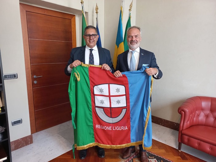 Il presidente Toti incontra l'ambasciatore di Svezia