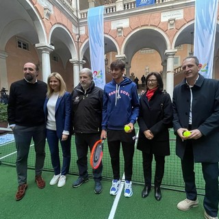 Matteo Arnaldi e Diego Nargiso: tennis d'elite nel cuore di Genova a palazzo Tursi