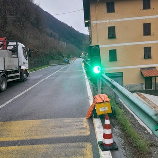 Rossiglione, riaperta a senso unico alternato la statale del Turchino