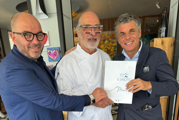 Andy Luotto porta la sua cucina a Rapallo: apre “Il Salotto” all'hotel Rosabianca