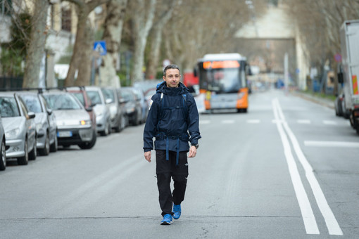 Si conclude a Genova il tour del Forrest Gump della sclerosi multipla: Marco Togni