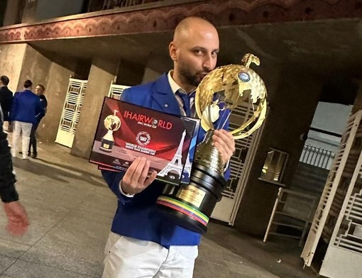 Un genovese sul tetto del mondo: Andrea Camposano trionfa a Parigi al campionato mondiale di acconciatura ed estetica