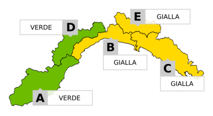 Meteo: l'allerta a Genova e sul Levante passa a gialla