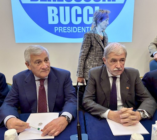 Antonio Tajani a Genova per Marco Bucci lancia la stoccata a Toti: “Non l'abbiamo lasciato solo perché non eravamo in giunta, ora è una stagione diversa”