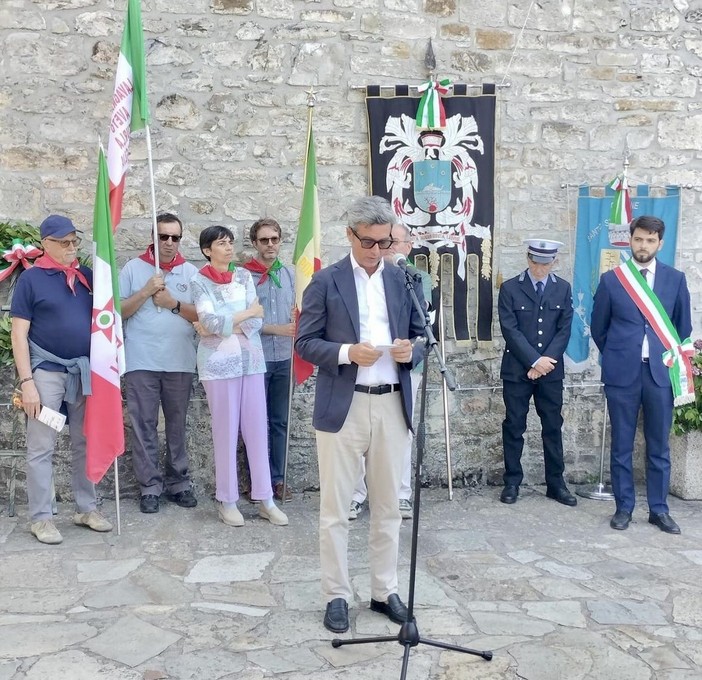 Andrea Orlando alla commemorazione di Santo Stefano d'Aveto