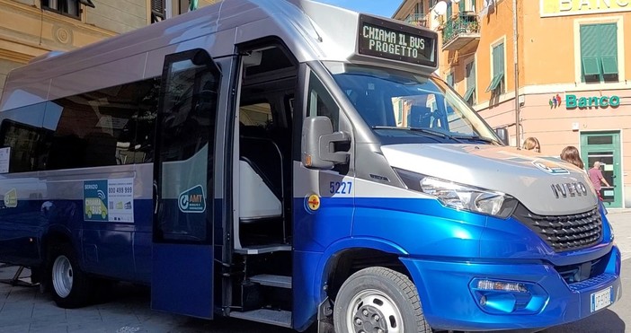 Torna il servizio &quot;Chiama il bus&quot; a Serra Riccò: trasporto su chiamata per le frazioni collinari