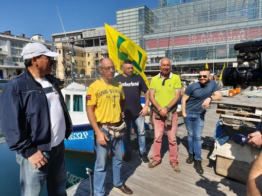 Coldiretti, la protesta dei pescatori liguri contro le nuove direttive