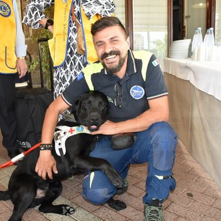 Sanremo: i Lions della città dei fiori hanno donato un cane guida ad una non vedente di Genova (Foto e Video)