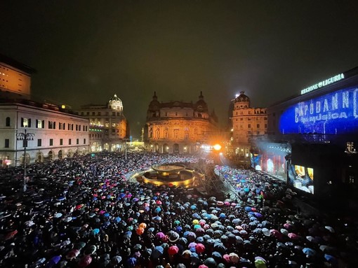 Genova regina del Capodanno su Canale 5, ritorna la festa a De Ferrari