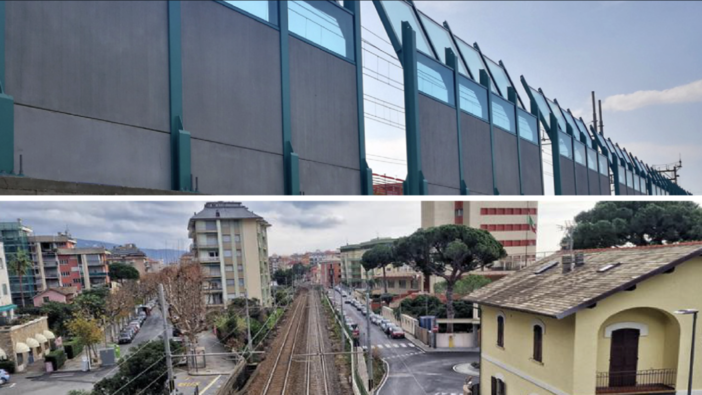 Chiavari, il sindaco Messuti: “Non verranno realizzate le barriere acustiche lungo la ferrovia”