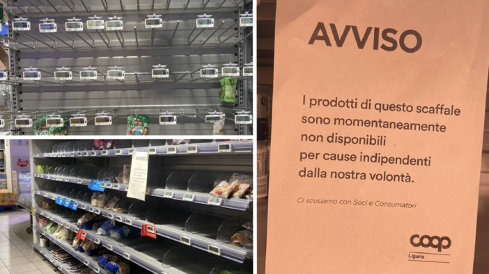 Sciopero e scaffali vuoti, ecco perché nei supermercati Coop mancano diversi prodotti