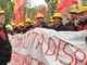 Ex Ilva, lavoratori in protesta a Roma: “Basta cassa integrazione” (Foto e Video)