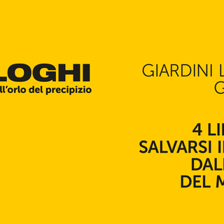 Quattro incontri per salvarsi insieme dalla fine del mondo, ai Giardini Luzzati arriva ‘Dialoghi sull’orlo del precipizio’