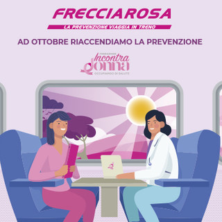 'Frecciarosa’, a bordo dei treni della Liguria viaggia la prevenzione