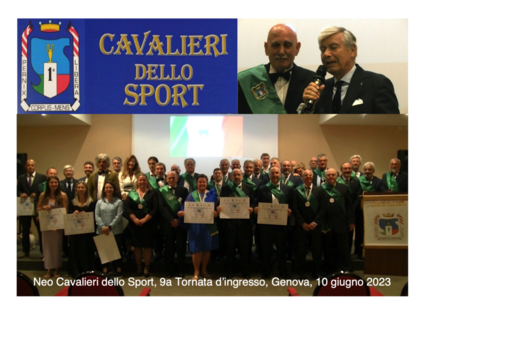 “Ordine dei Cavaliere dello Sport”, il 10 giugno nominati 21 nuovi membri.