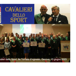 “Ordine dei Cavaliere dello Sport”, il 10 giugno nominati 21 nuovi membri.