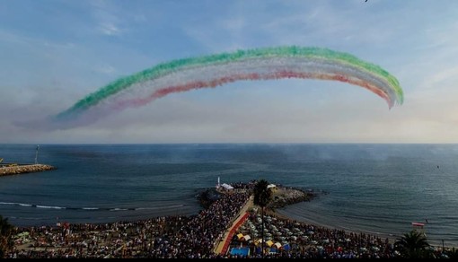 Le Frecce Tricolori ad Andora: sarà l'unica data ligure del 2023