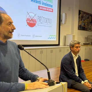 Gianni Pastorino con Andrea Orlando