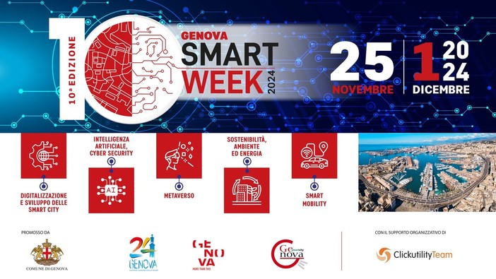 Genova Smart Week 2024, tutto pronto per la decima edizione