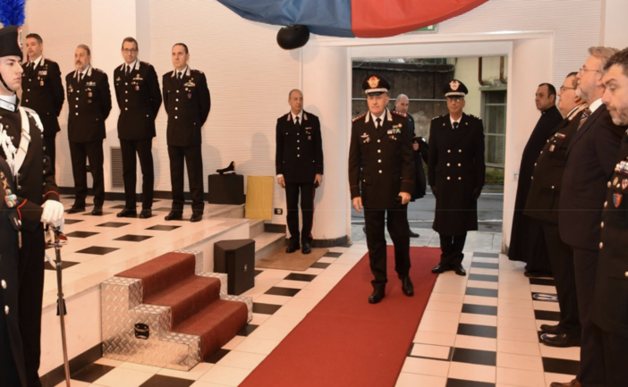 Genova, il Generale Micale in visita alla Caserma dei Carabinieri