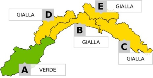 Meteo: allerta gialla a Genova e parte della Liguria