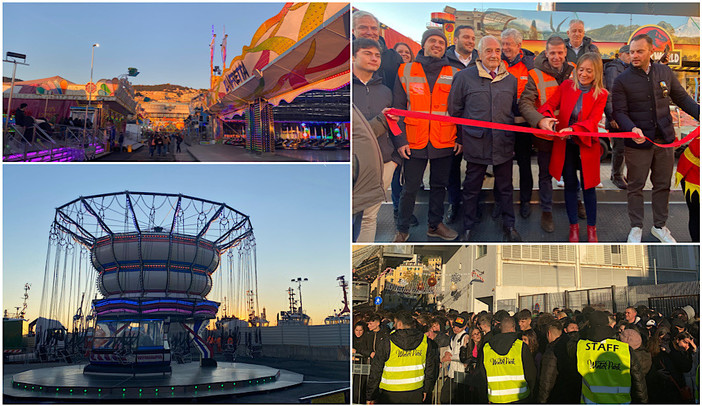 I 'baracconi' conquistano Ponte Parodi. Il Luna Park resterà aperto sino al 14 gennaio (Foto e video)