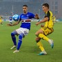 Depaoli, autore dei due gol blucerchiati al &quot;Martelli&quot;