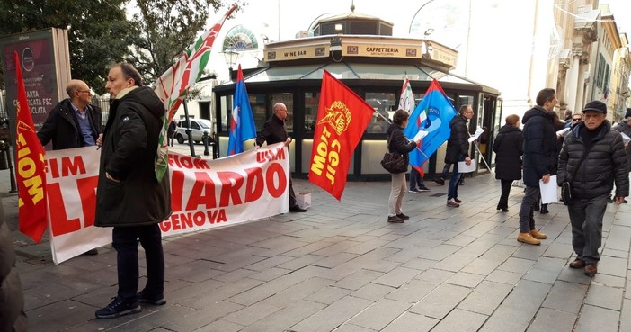 Sestri Ponente, i lavoratori di Leonardo in sciopero: &quot;Genova non si vende&quot;