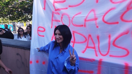 Al Porto antico è Pausini mania: “Tanto felice di ritornare a Genova” (Foto e Video)