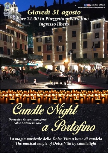 In piazzetta a Portofino a lume di candela: torna la musica con Romantic Piano Solo