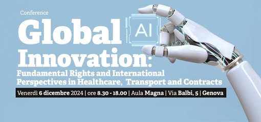 All’università di Genova un focus sull’Intelligenza Artificiale con il convegno “Global AI innovations”