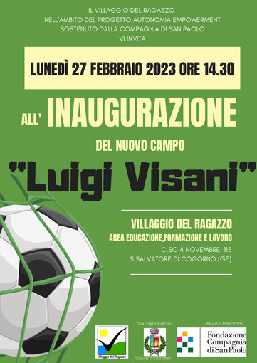 Sarà intitolato all'allenatore storico Lugi Visani il nuovo campo da calcio a 7 di San Salvatore di Cogorno