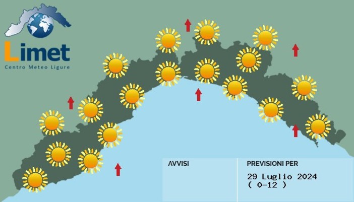 Meteo, un inizio settimana all'insegna del caldo: temperature sopra i 35°