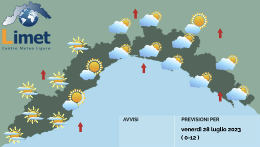 Meteo, tempo variabile con qualche occasionale precipitazione