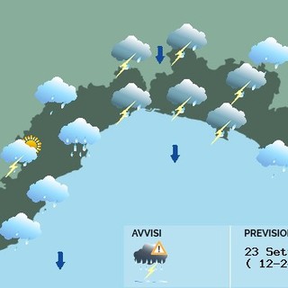 Meteo: dalle 6 allerta gialla per pioggia, forti precipitazioni su Genova nel pomeriggio