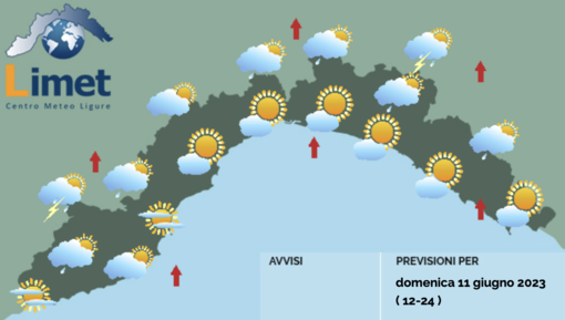 Meteo, prosegue l'instabilità in Liguria: rovesci da metà giornata