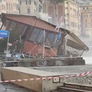 Camogli, amianto nel ristorante crollato per la mareggiata: al via la bonifica