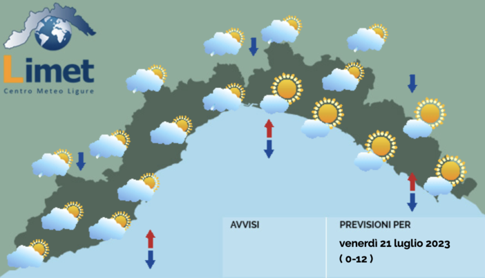 Meteo, a ponente ritorna la pioggia. Situazione in attenuamento nel pomeriggio