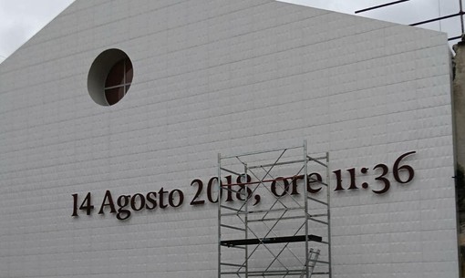 Oggi l’inaugurazione del Memoriale per le Vittime del crollo del Ponte Morandi