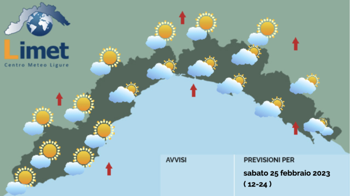 Meteo, nubi sparse ovunque con qualche schiarita a ponente