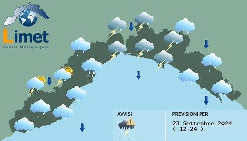 Meteo: dalle 6 allerta gialla per pioggia, forti precipitazioni su Genova nel pomeriggio