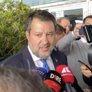 Matteo Salvini al Salone Nautico