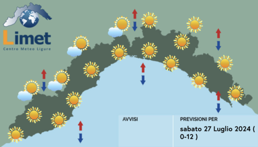 Meteo, clima stabile e soleggiato su tutta la regione. Possibili temporali sulle Alpi