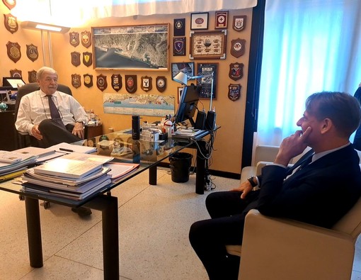 Elezioni regionali, incontro tra il candidato presidente Marco Bucci e l'assessore regionale Marco Scajola: “Confronto sulle priorità del Ponente”